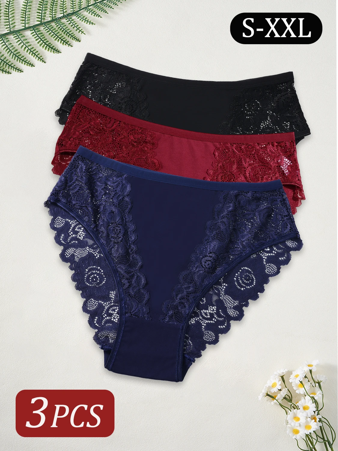 Thumbnail 2 - #27 Best Womens Lace Trim Comfort Panties to Buy In 2026