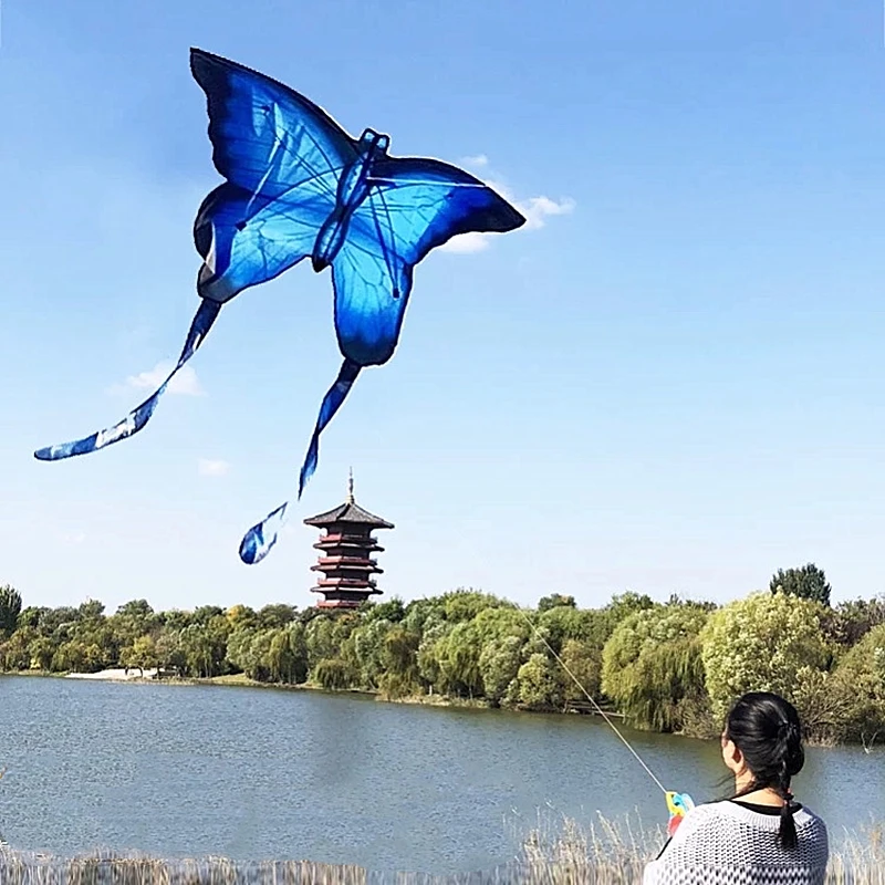 Butterfly Kite kites for children outdoor games paragliding equipment giant kites carretilha de pipa	cometas profesionales fun