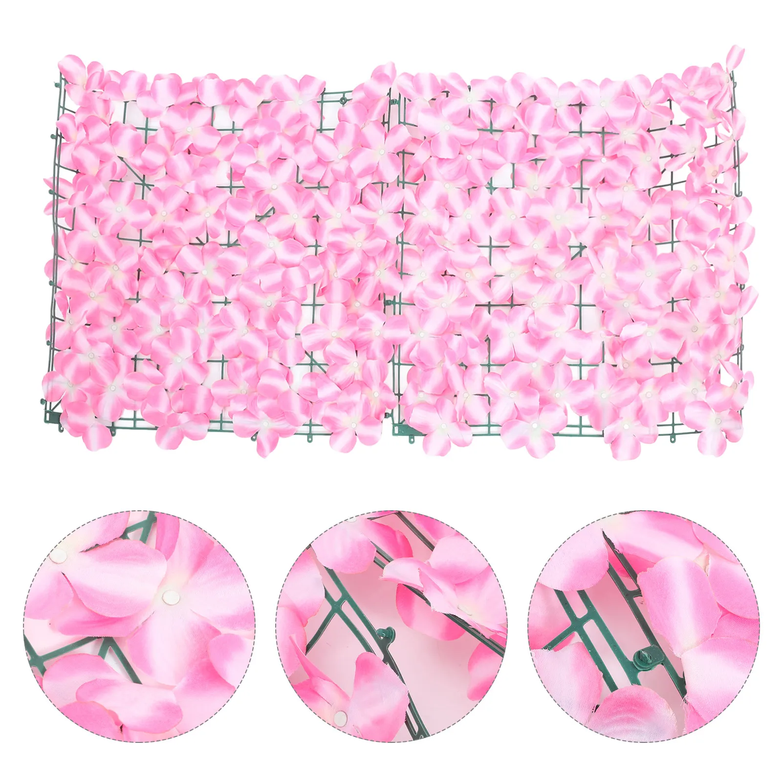 

Simulated Hedge Plants Decorative Fence for Garden Flower Wall Panel Artificial Flowers Screening with Balcony Decoration