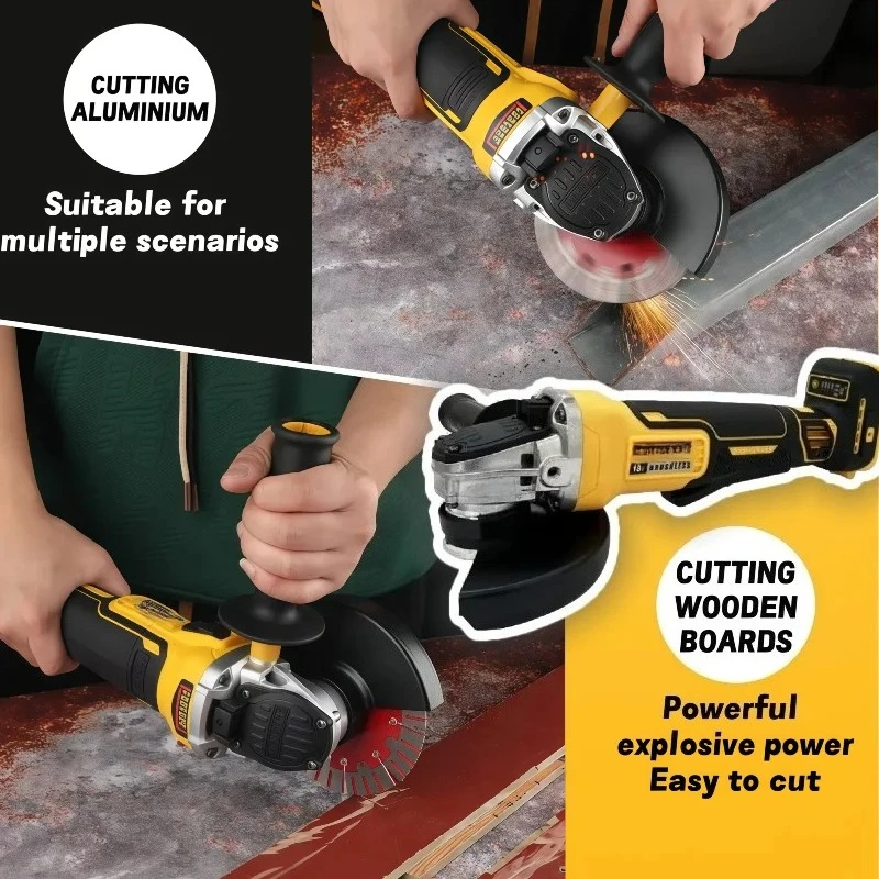 Adatto per Dewalt DCG406 (125 mm, M14) - Smerigliatrice angolare a batteria senza spazzole ad alte prestazioni da 20 V - Taglio e lucidatura superiori