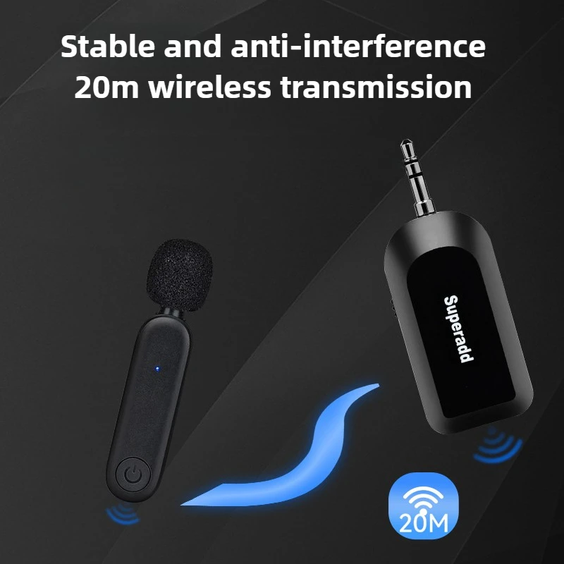 2.4G هارمونيكا لاقط حلقي لاسلكي 360 ° تدوير هارمونيكا ميكروفون الحد من الضوضاء مرحلة الأداء لاقط أداة جزء #2