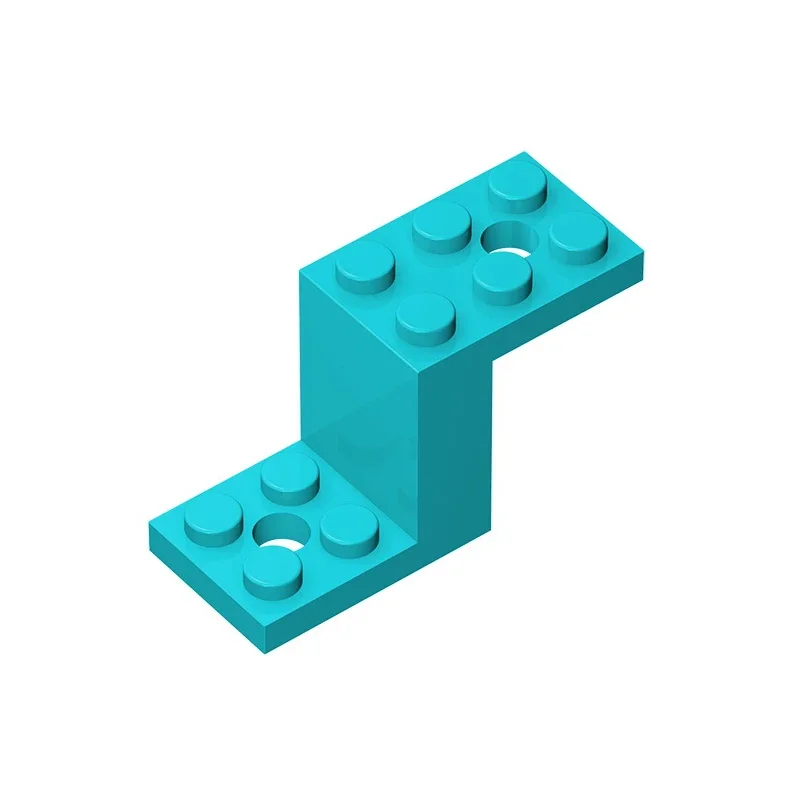 EKBricks EK-1129 Halterung 5 x 2 x 2 1/3 mit 2 Löchern und unterem Bolzenhalter, kompatibel mit Lego 76766 6087 28964