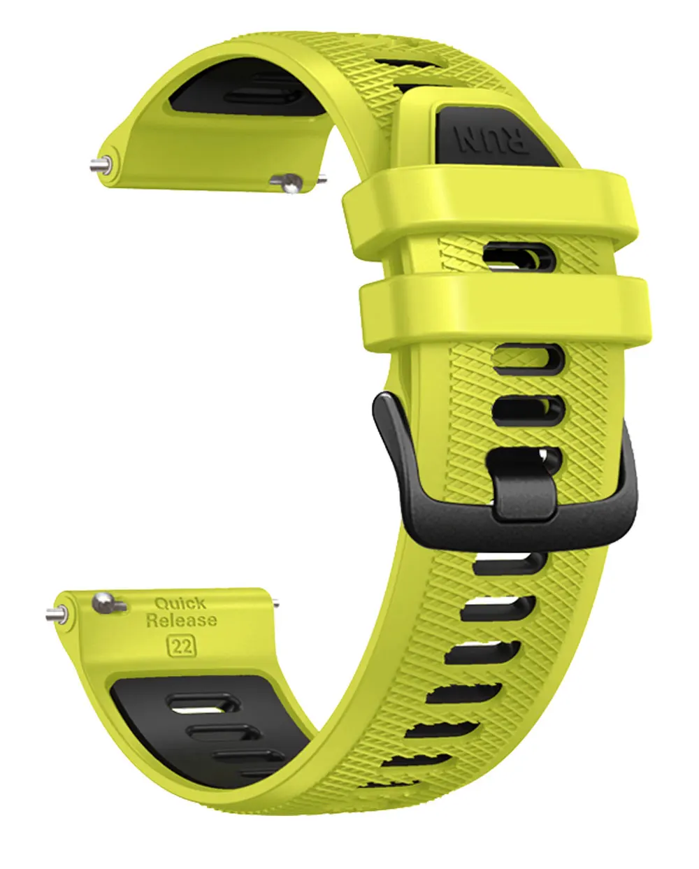 22 mm Silikon-Smartwatch-Armband für Garmin Forerunner 265, Ersatzgürtel für Forerunner 255 Music Vivoactive 4 Venu 2 Armband – Detail 17