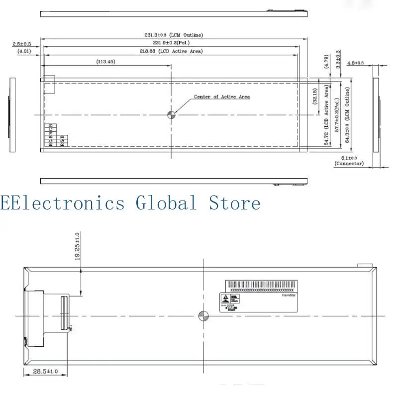 462b 8.8Inch Strips Monitors 1920×480