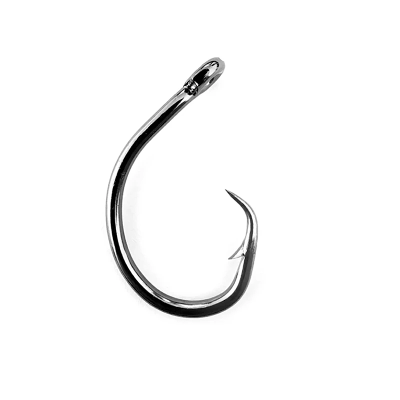 100Pcs Fishing Supplies Hooks High Carbon Steel Circle Hook Saltwater Giant Big Game Sea Fishing Goods Tackle Accessories Pesca