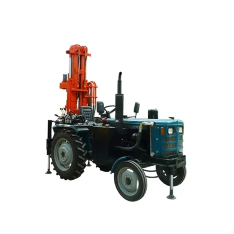 Rock Bore 200m Water Well Drilling Rig Machine Truck Trailer Tractor Mounted Water Well Drilling Rigs