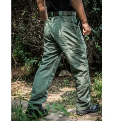 Multi-pocket Tactical Cargo Pants Outdoor Climbing Hiking Pant Men Casual Loose Straight Plaid Cloth Work Wear Military Trousers