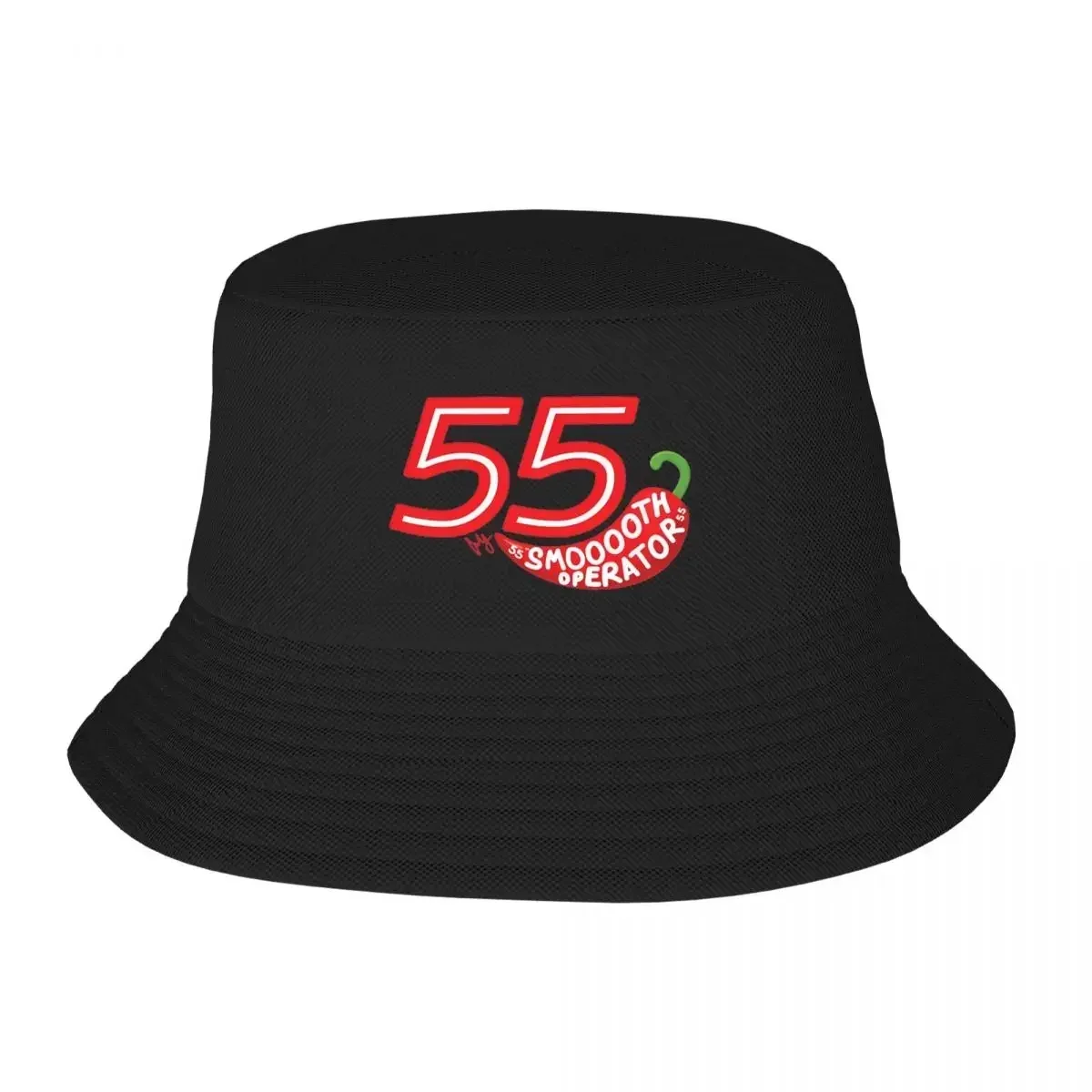 Stylish Carlos Sainz Smooth Operator Chili 9 Bob Hat Men Women Lightweight Outdoor Sport Fishing Caps Travel Headwear