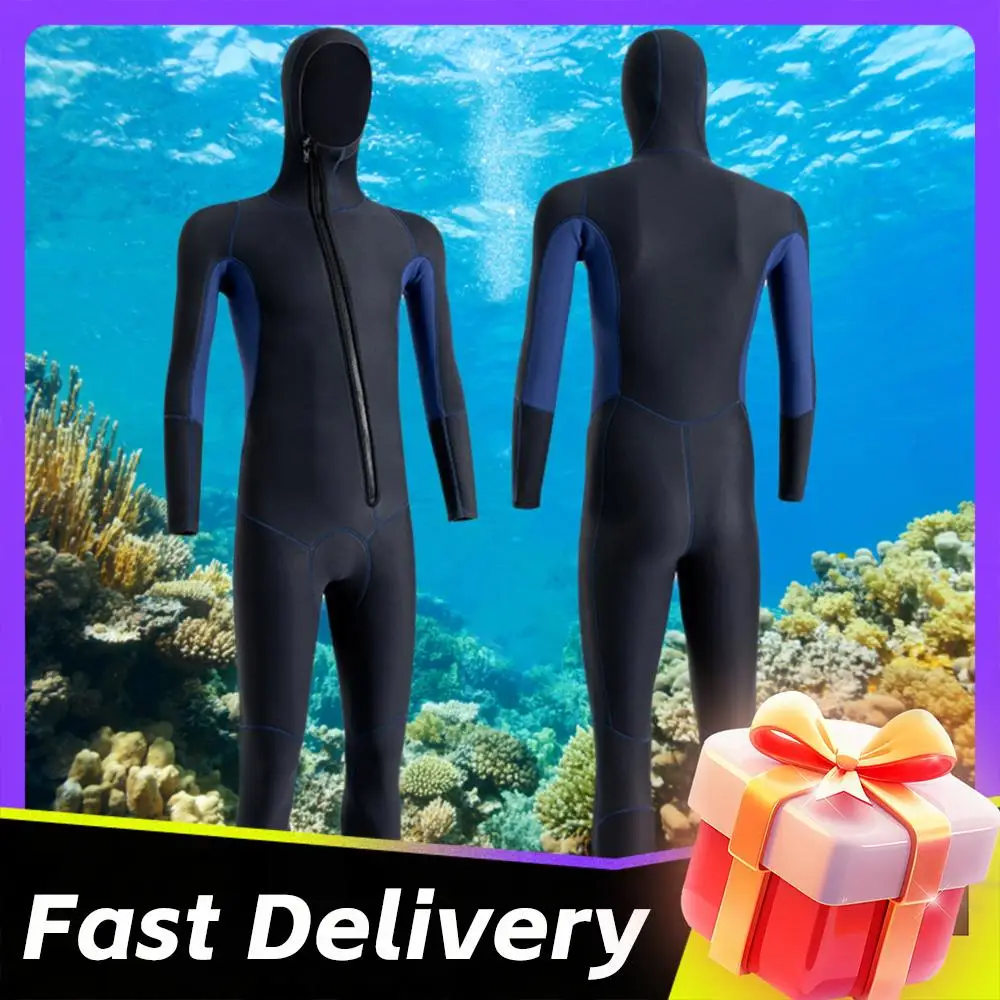 

Неопреновая одежда для дайвинга и серфинга, устойчивая к холоду, унисекс, защитная одежда для дайвинга с молнией, эластичная, устойчивая к царапинам, аксессуары для активного отдыха