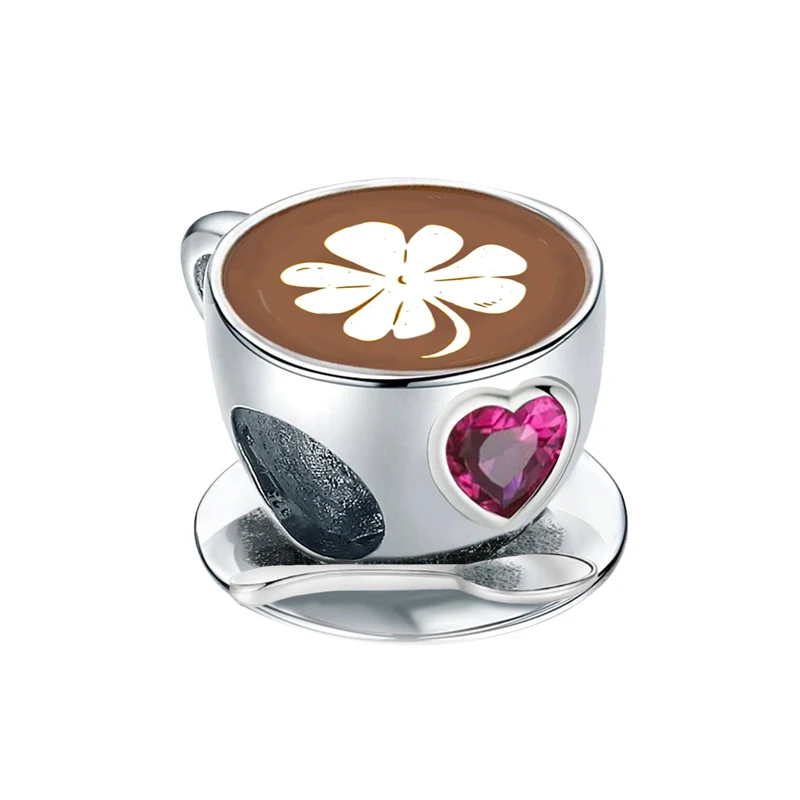 925er Sterlingsilber, Pilz, Kaninchen, Hund, Elefant, niedliche Charms, Perle, DIY-Armband, Armreif, Geschenk für hochwertigen edlen Schmuck