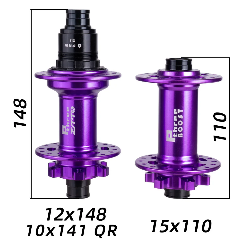 

ZTTO MTB Boost 12x148 Front Hub 15x110 Bike 32 Hole P3 Hubs 6 Pawls Disc Brake VS DT Thru Axle Sealed Bearing XD MS HG Freehub