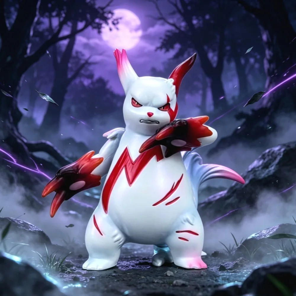 Anime Pokemon Figur Zangoose Actionfiguren PVC-Statue Desktop-Ornament Sammlerstück Modell Spielzeug Geschenke 6cm