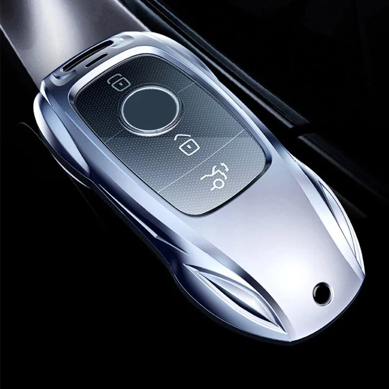 

Ziny alloy car remote key case cover shell for Mercedes Benz a b c e s class W204 W205 W210 W212 W213 W176 w463 GLC GLB GLE AMG