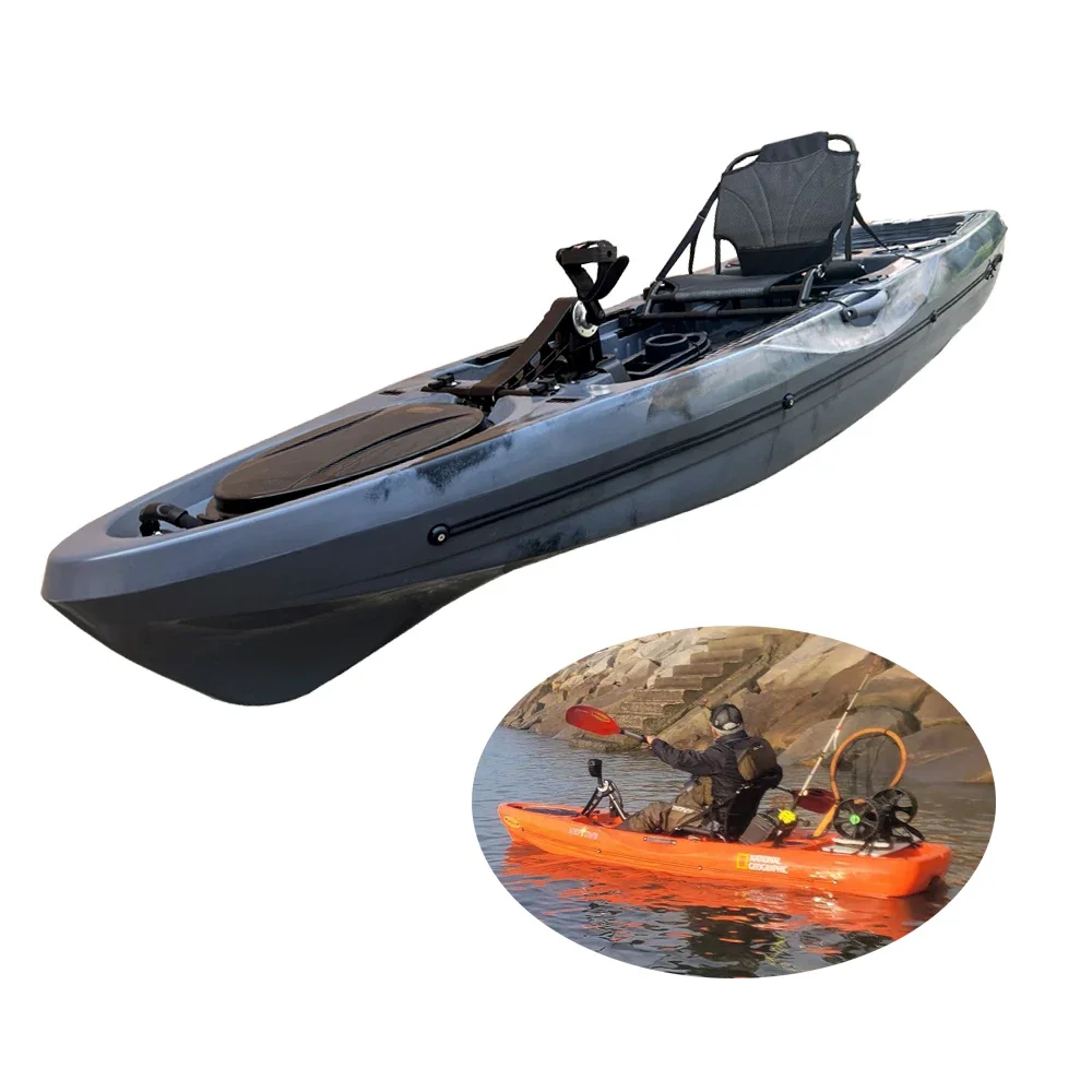 

10.5FT 1 Person Rotomold Freedom Rainbow River Swift Long Island Fishing Canoe Kayak Adventures De Peche For Rentals