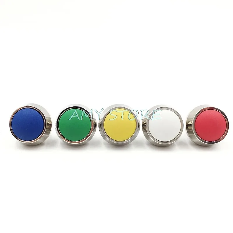 12mm Momentary Push Button Switches Spherical Stainless Steel Car Modification Horn Doorbell RED BLUE BLACK WHITE GREEN YELLOW