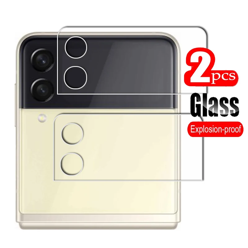 Защитное закаленное стекло для Samsung Galaxy Z Flip3 5G на SM-F711B ZFlip3 Flip 3, защитная пленка для задней панели экрана камеры Защитное закаленное стекло для Samsung Galaxy Z Flip3 5G на SM-F711B ZFlip3 Flip 3, защитная пленка для задней панели экрана камеры