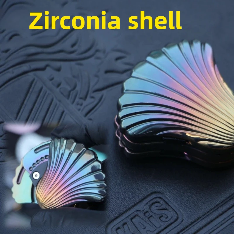 KAISEDC buon suono diapason metallo meccanico spinta laterale denso cricchetto dito push card giocattolo di decompressione