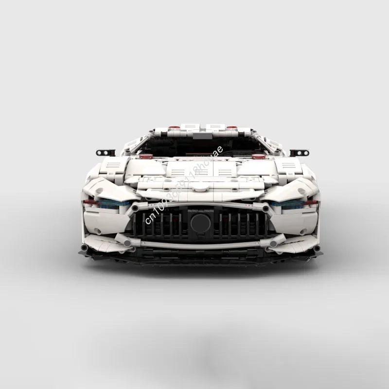 2853 pçs moc mercedesed benz visão gt 1 8 rc modelo técnico construção blocos de presente natal diy brinquedos idéia educação tijolo crianças