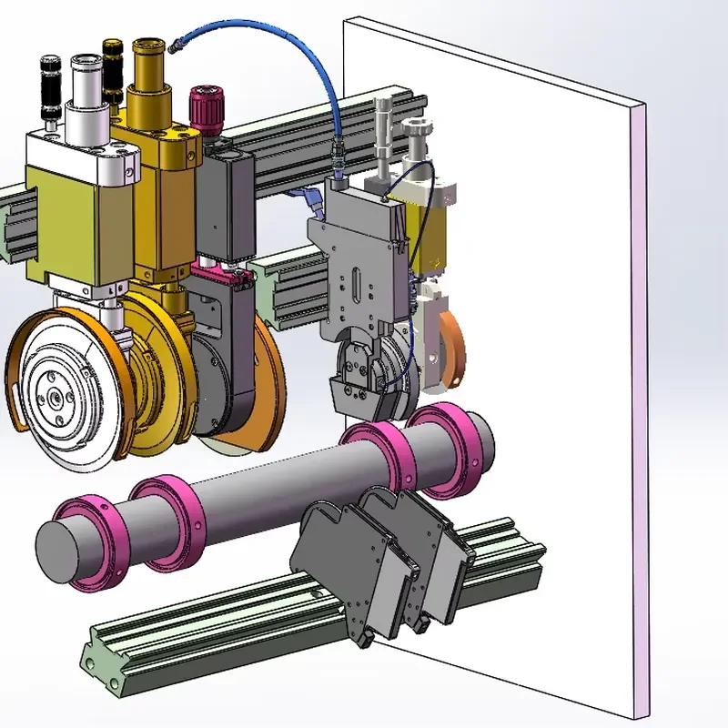 Custom Drawing Services Superior Non-Woven PVC Slitting Pneumatic Blade Knife Set Pneumatic Bearing Gear Core Manufactured