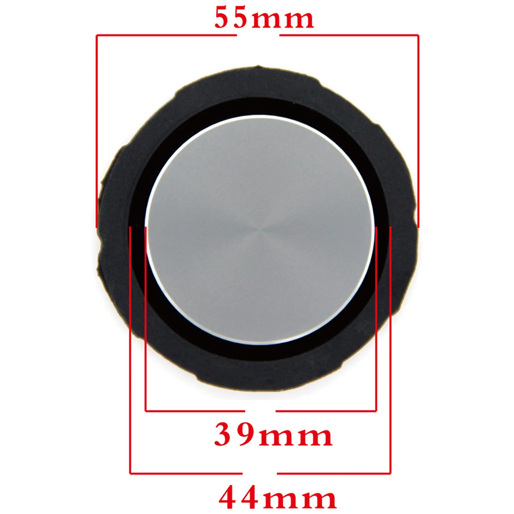 2PCS 55mm Passive Bass Radiator Speaker Diaphragm Auxiliary Strengthen Vibration Membrane Woofer DIY Accessories