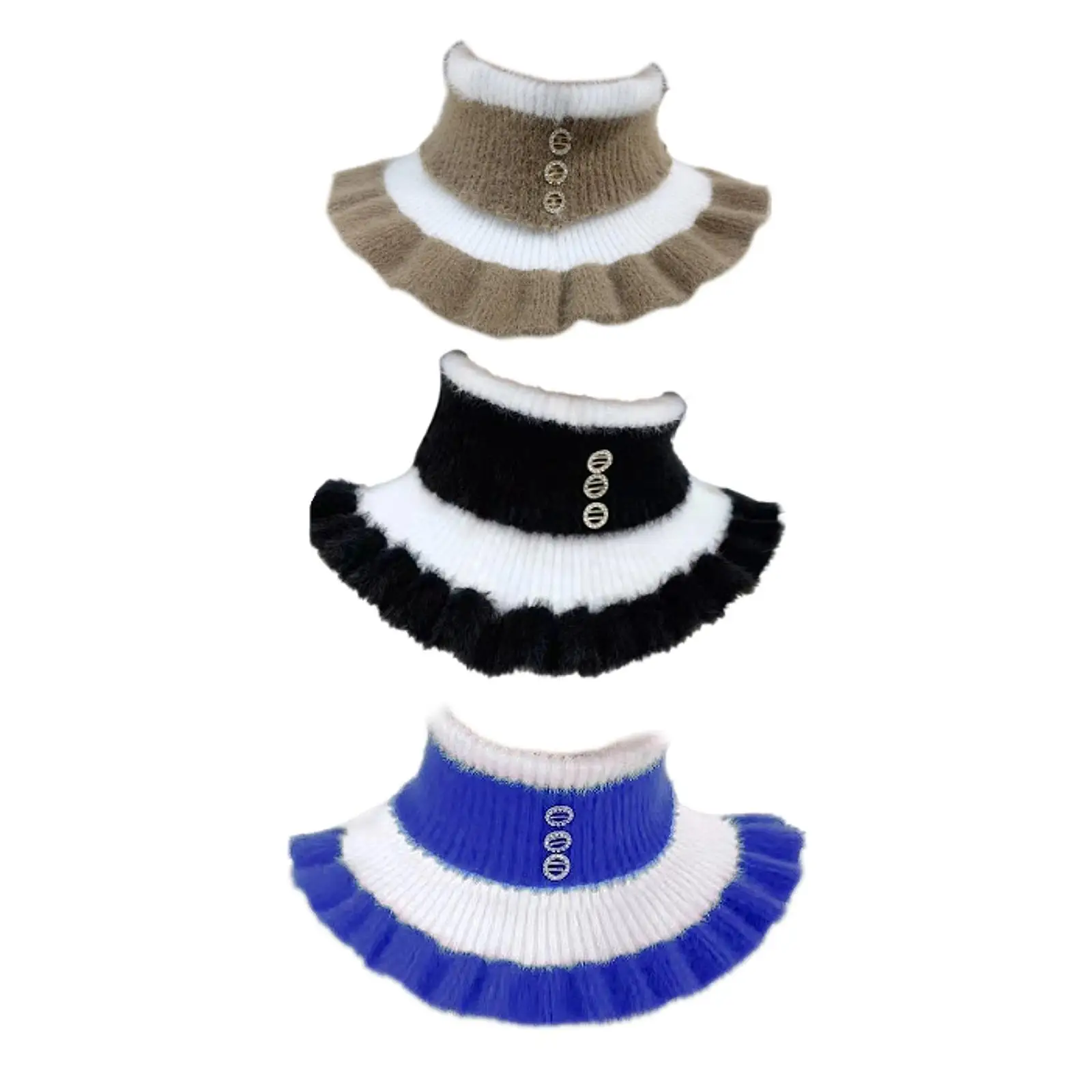 Chauffe-cou d'hiver, Protection du cou douce et chaude pour Trekking, cadeau de bureau, automne