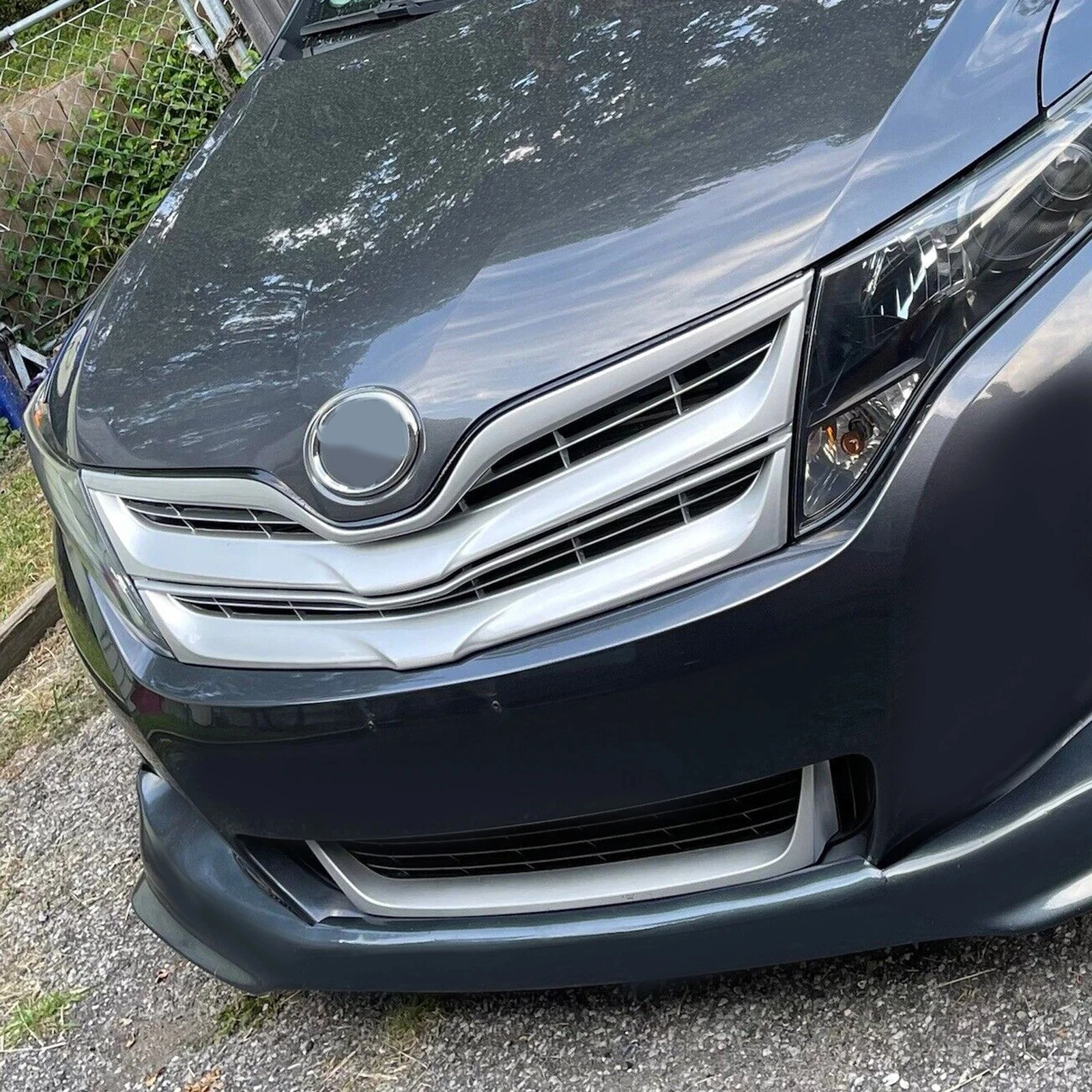 

FOR Silver upper front grille for Toyota Venza 2013-2016 OE 53101‑0T020