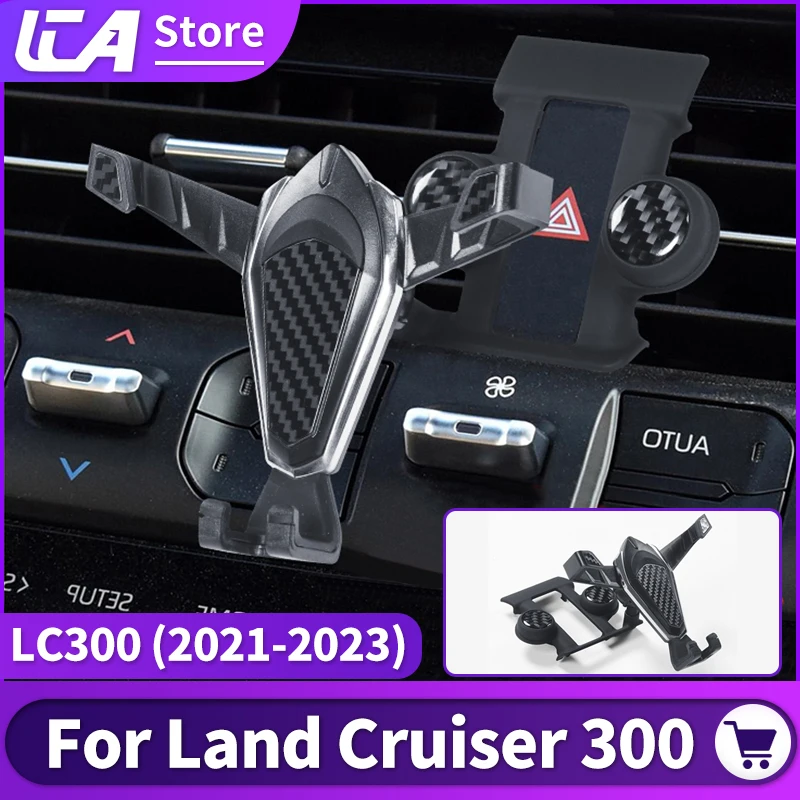 For Toyota Land Cruiser 300 2022  Car Dedicated Phone Holder LC300 J300 Interior Modification Accessories upgrade Telephone Base