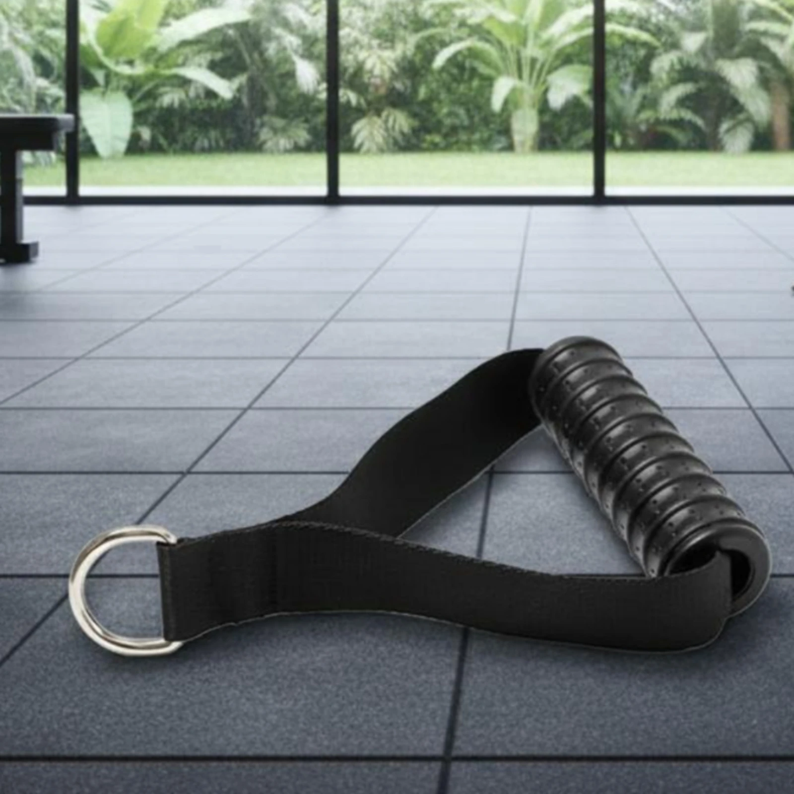 Picture 6: Multi-Grip Pulldown Bar Strength Training Multi-Handle Pull down Bar Exercise Handle Sturdy Fitness Equipment Swivel Bearing
