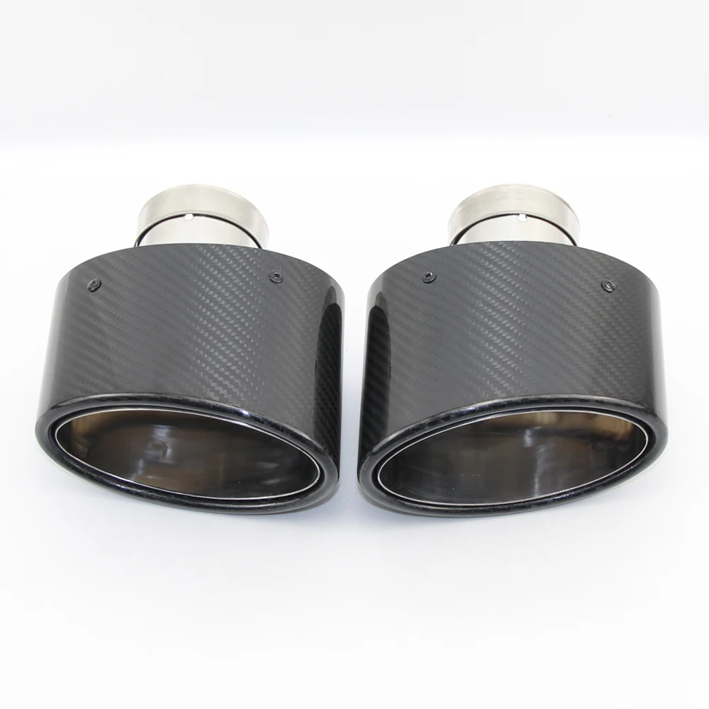 

Exhaust pipe muffler tail throat stainless steel and carbon fiber 150 mm large caliber general purpose car modification