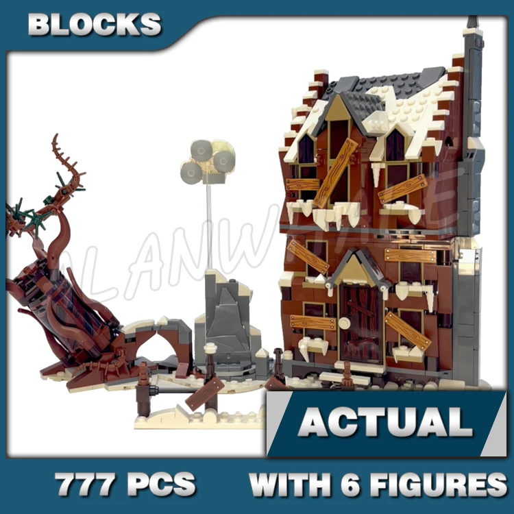 777 Uds. Mundo mágico de los magos Shrieking Shack Whomping Willow hombre lobo 19071 Juguetes de bloques de construcción compatibles con el modelo