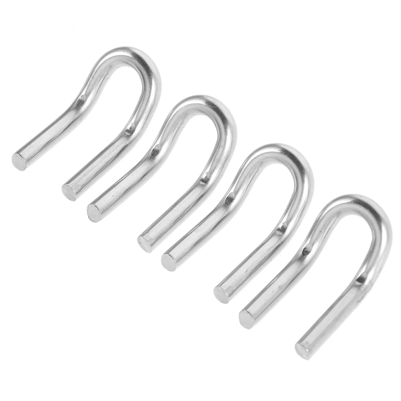 

4pcs Motorcycle Exhaust Spring Hook Stainless Steel U-Shaped Fastener Universal Fit For Exhaust Pipe Modification Loop Tabs