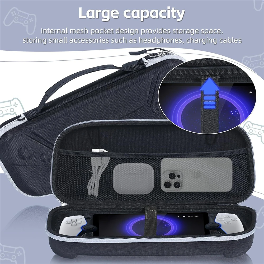 Hard Carrying Case For Playstation Portal Remote Player, Protective Travel Case Cover Bag For PS Portal Accessories Practical