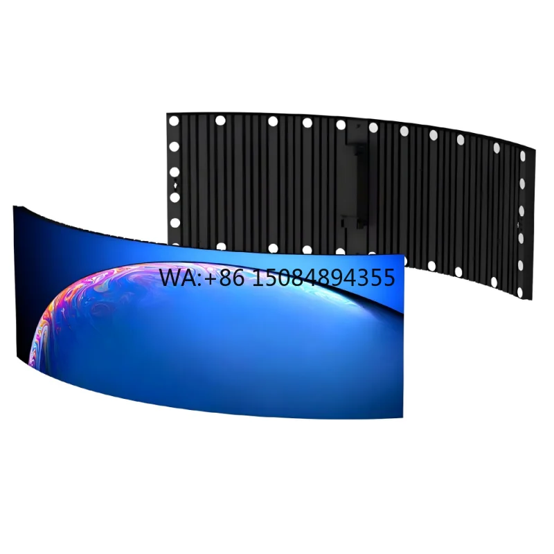 

P4 Flexible LED Full Color Display High Performance outdoor Curved Arc Ribbon Flexible Screen