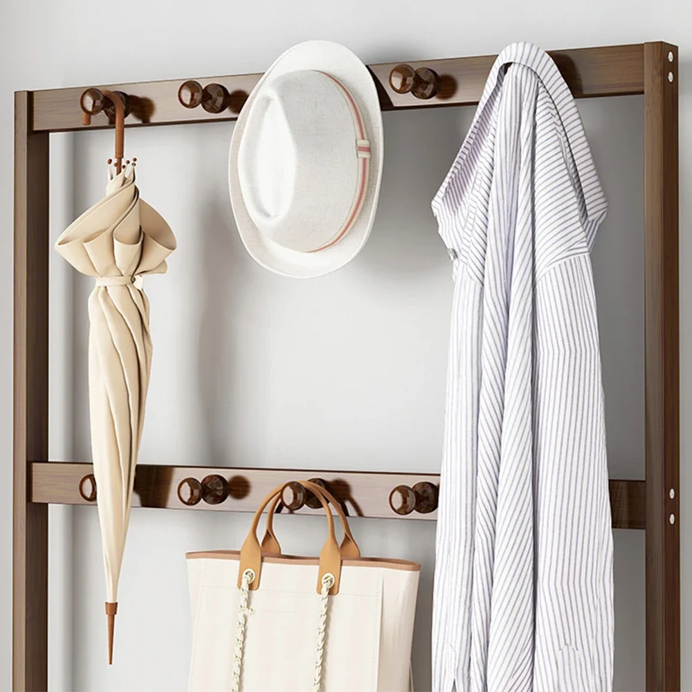 Clothes Hanger Multi-Ayer Shoe Rack Clothes Hanger Coat Hat Rack One Simple Door Shoe Shelf Indoor