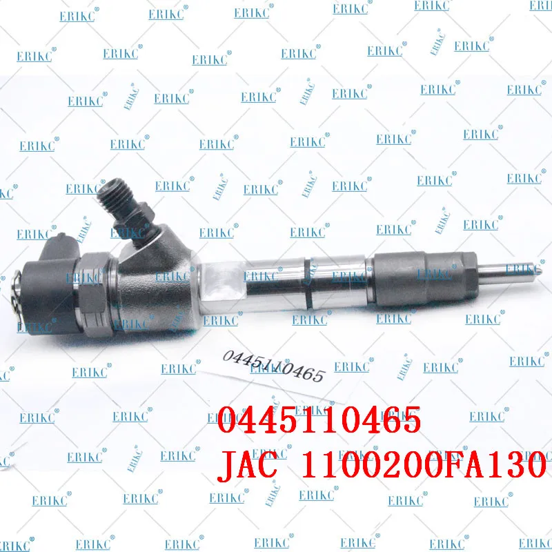 

ERIKC Diesel Nozzle 0445110465 Common Rail Injector 0445 110 465 Auto Fuel Injection for JAC 1100200FA130 HF4DA1-2C