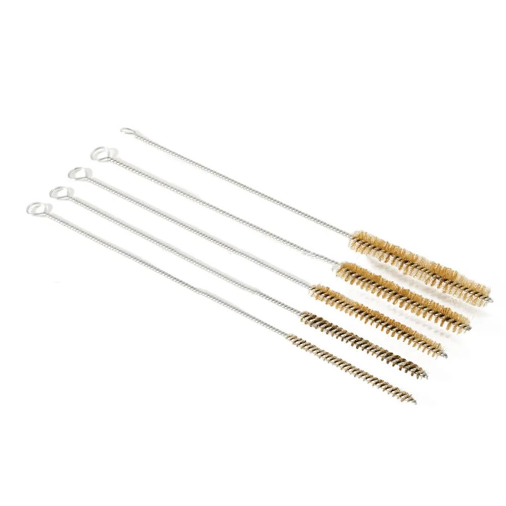 Набор чистящих кистей из нержавеющей стали, латунной проволочной трубки, ручные инструменты для распыления краски