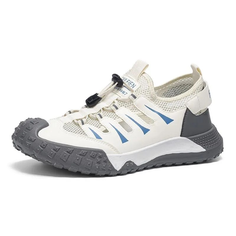 Men's Casual Sport Sandals Mesh Breathable Hollow Out Sneakers Outdoor Non-slip Wading Shoe Summer Beach Roman Sandalias for Men