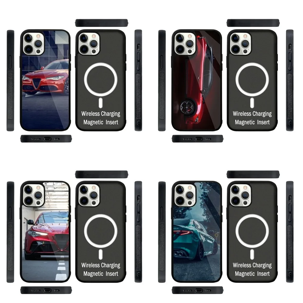

Sport Car Italy Phone Case Strong Magnetic For IPhone 16,15,14,13,Pro,Max,Plus,11,12,Mini For Magsafe Wireless Charging