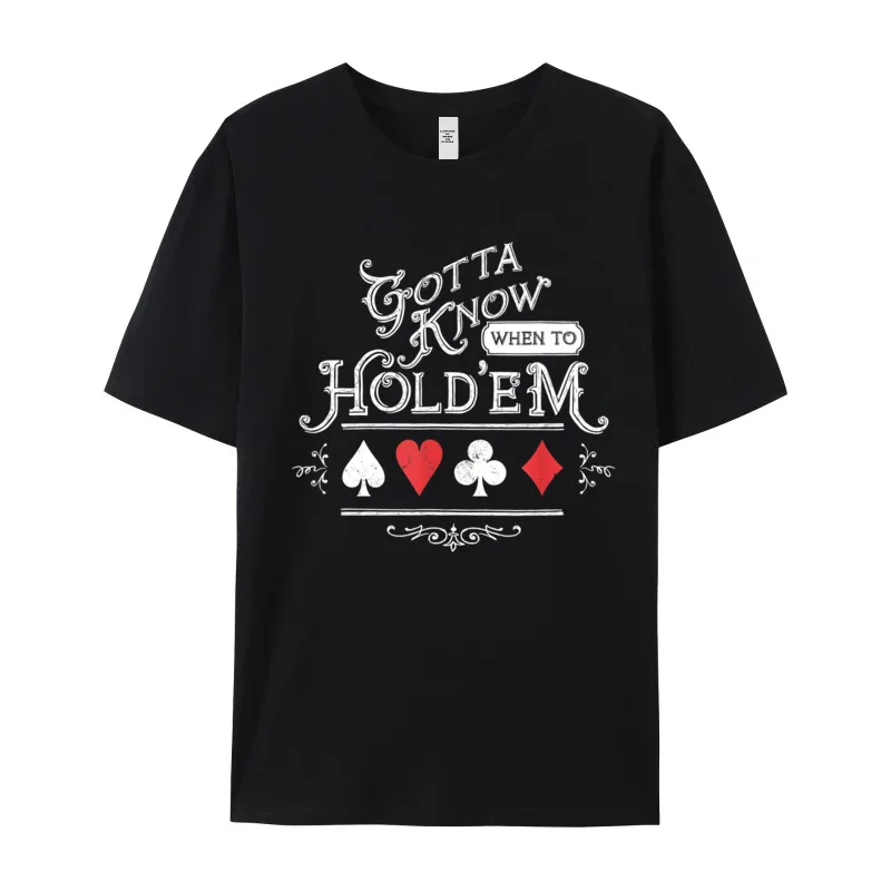 Latest Youth T Shirt Gotta Know When To Ho Cool Tops & Tees 100% Cotton Crew Neck Short Sleeve Funny T Shirt Christmas