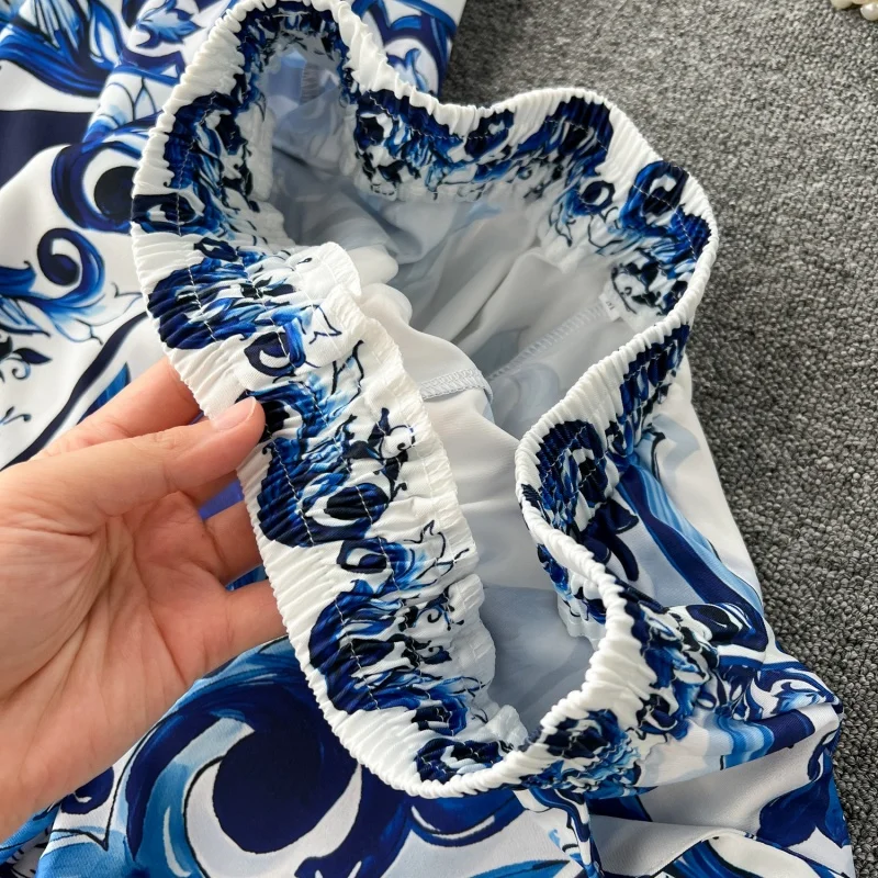 Vintage Gedruckt 2-teilige Sets Frauen Outfit Herbst Kleidung Frauen Langarm Shirt Top und Hose Sets Lässige Trainingsanzüge Frau Sets