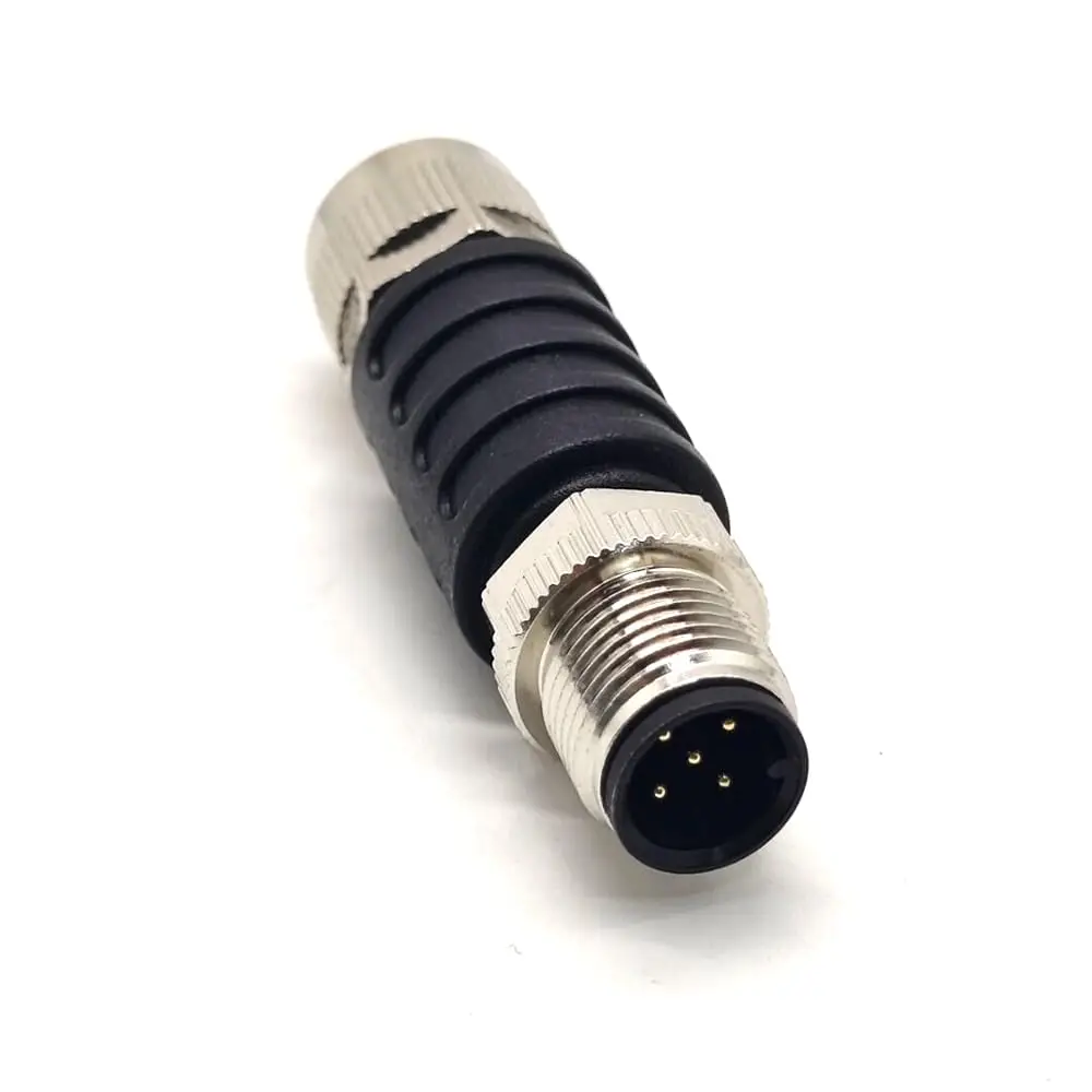 M12 5 Pin A Code Connector For Industrial Sensor Network