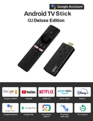 Global Version Android13 TV Stick 8K HDR Portable Streaming Media 2GB16GB Multi Language TV Dongle Allwinner H313 Quad Core Q2