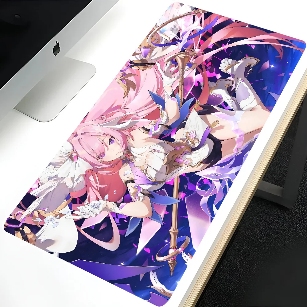 1pc Honkai Impact 3 Elysia Non-slip Mouse Pad Suitable For Office Computers Laptops E-sports Game Desk Mats XXL Keyboard