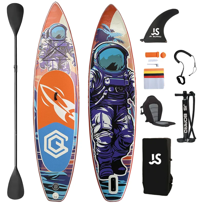 high-density water racing ISUP JS portable OEM manufactured single layer surfboard