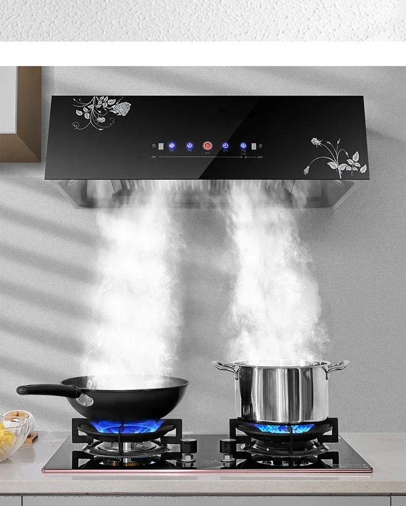 220V Shenhua Haotaitai Kitchen Range Hood Stainless Steel High Power Smoke Extractor for Home Use