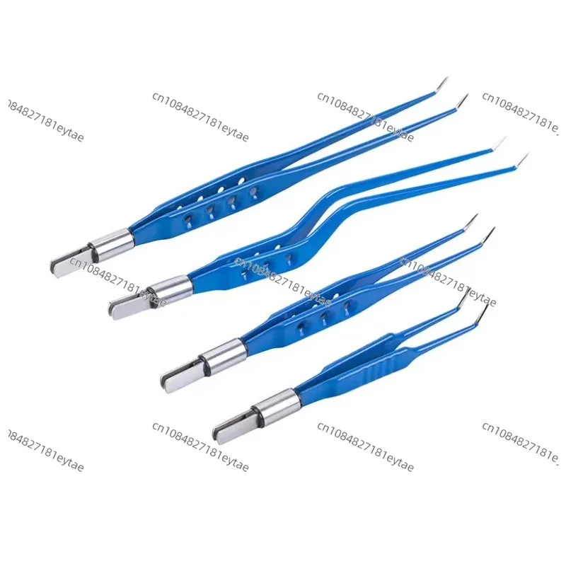 Hot Sale Bipolar Forceps Bipolar Reusable  Curved Straight Bipolar Forceps for Tweezer