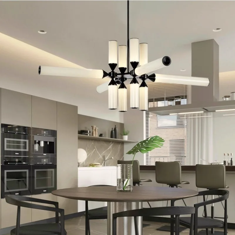 

Светодиодные подвесные светильники: цилиндрическая стеклянная люстра для гостиной, столовой, спальни, кабинета, декоративный подвесной светильник в стиле арт-декор