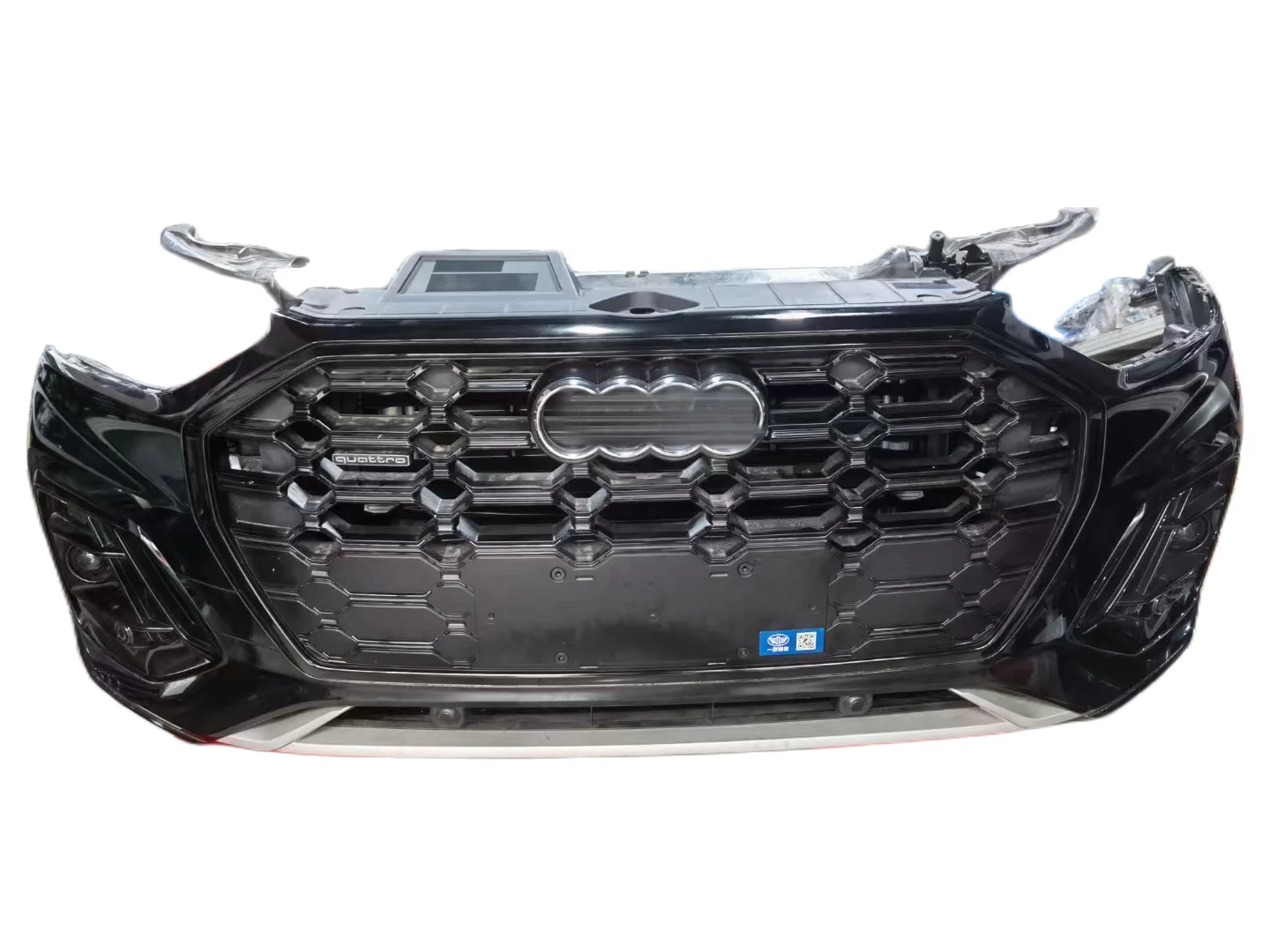 アウディQ5ボディキットRSQ5 MTMスターシャインフロントバンパー2018 2019 2020 2021用オートリアバンパーディフューザー