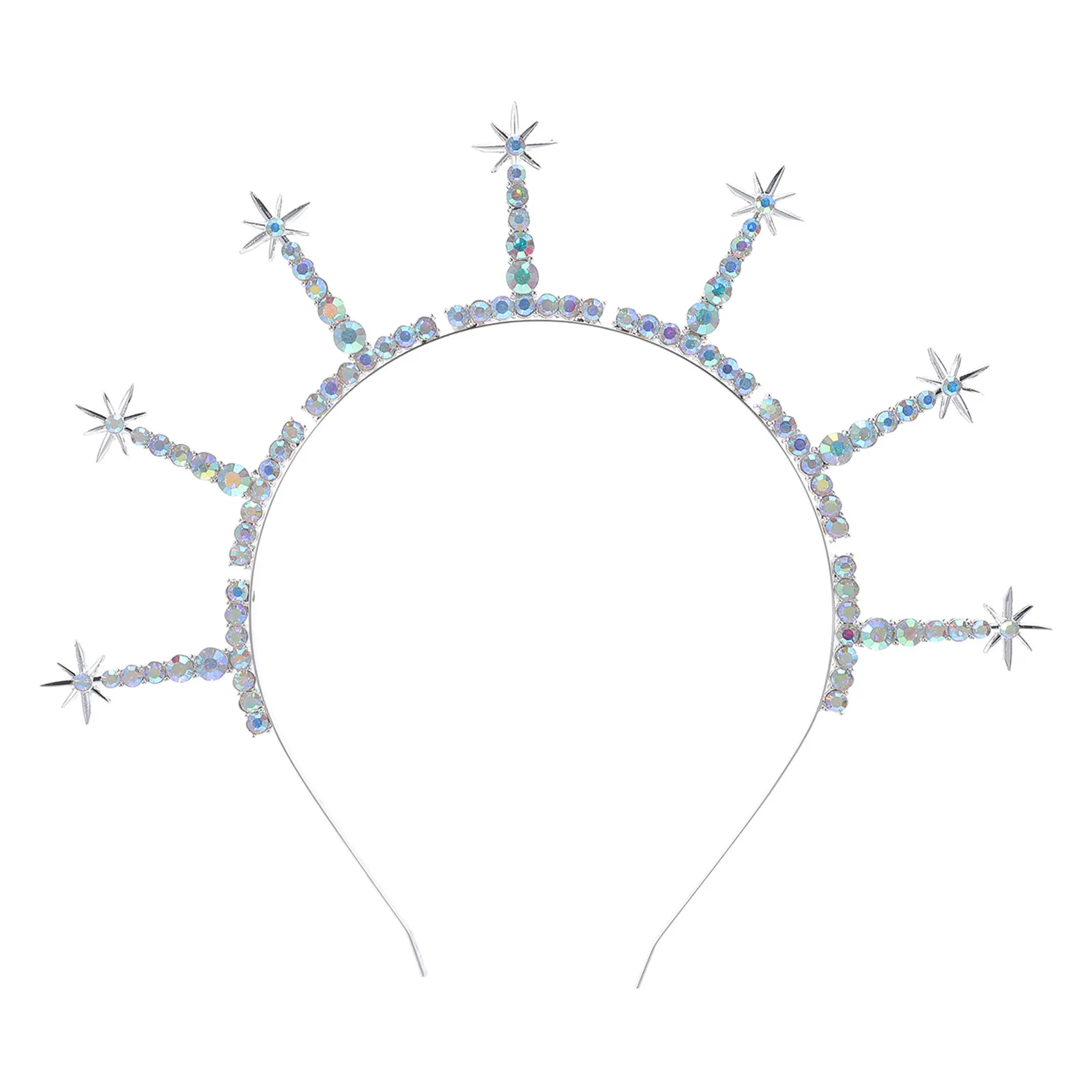 

Bohemian Headpiece Crown Rhinestone Hair Accessory For Wedding Party Bachelorette Nye Festival Women