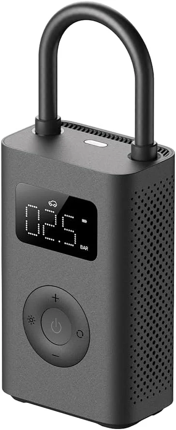 ポータブル電動エアコンプレッサースマートユニバーサルインフレータブルポンプ OLED ディスプレイ車バイクボールフリップデザイン Android 用